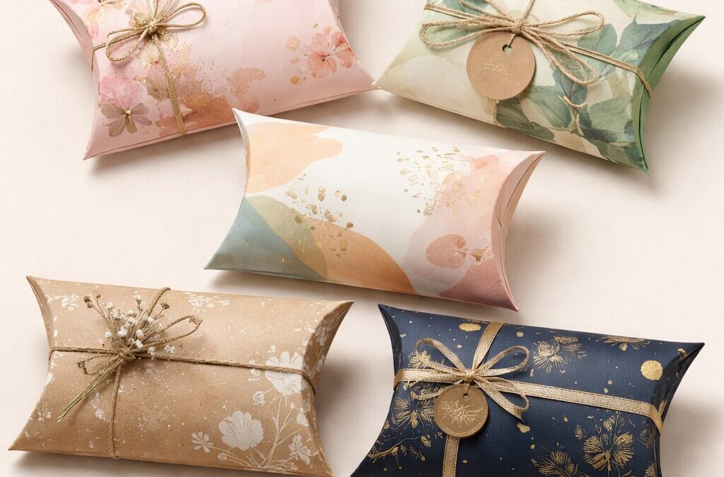 How Do Custom Pillow Boxes Improve Product Packaging and Branding? | The Printed Packaging