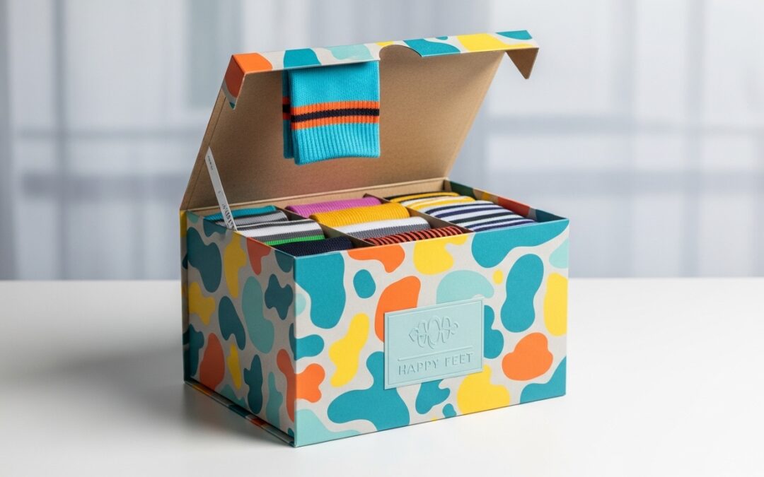 Personalized Drawer Style Socks Boxes to Retail Success