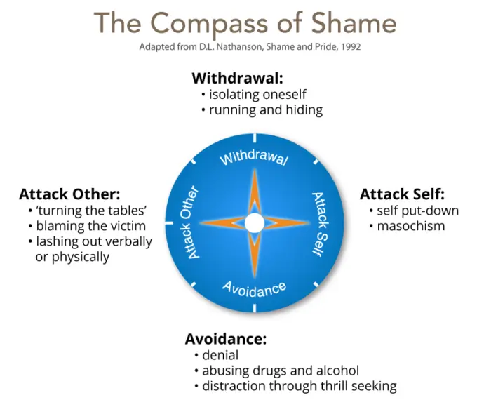 Compass of Shame in Schools | Equity Guide by Akoben LLC